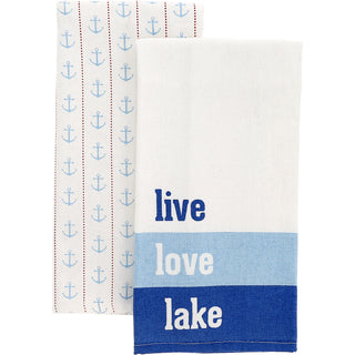 Live Love Lake Tea Towel Gift Set
(2 - 20" x 28")