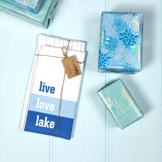 Live Love Lake Tea Towel Gift Set (2 - 20" x 28")