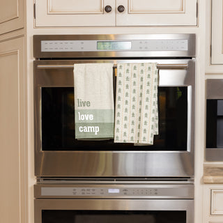 Live Love Camp Tea Towel Gift Set (2 - 20" x 28")