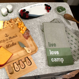 Live Love Camp Tea Towel Gift Set (2 - 20" x 28")