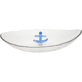 Anchor 12" Glass Platter with 3D Icon
