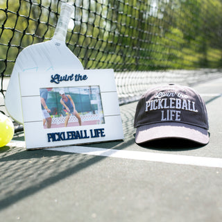 Pickleball Life Dark Gray Adjustable Hat