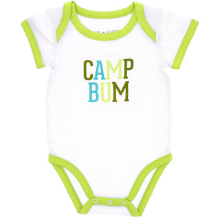 Camp Bum Light Green Trimmed Bodysuit