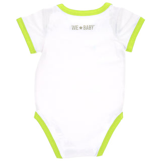 Camp Bum 6-12 Month Light Green Trimmed Bodysuit