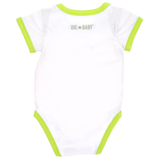 Camp Bum 6-12 Month Light Green Trimmed Bodysuit