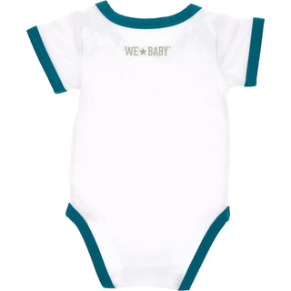 River Bum Dark Teal Trimmed Bodysuit