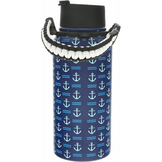 Lake Life 32 oz Stainless Steel Water Bottle with Paracord Survival Handle