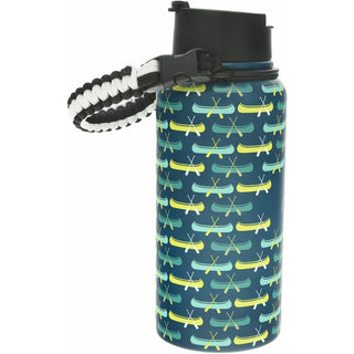 River Life 32 oz Stainless Steel Water Bottle with Paracord Survival Handle