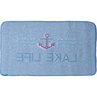 Lake Life 27.5" x 17.75" Bath Mat