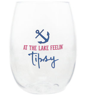 At The Lake 14 oz Tritan Stemless Wine Glass