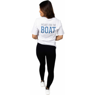For The Boat Small White Unisex T-Shirt