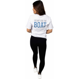 For The Boat Small White Unisex T-Shirt