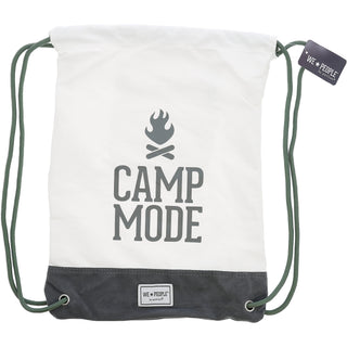 Camp Mode 13" x 17" Canvas Drawstring Bag