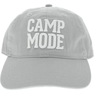 Camp Mode Light Gray Adjustable Hat