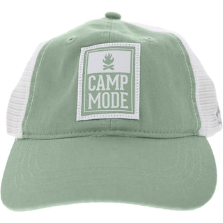 Camp Icon Moss Green Adjustable Mesh Hat