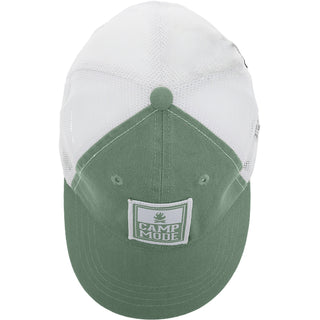 Camp Icon Moss Green  Adjustable Mesh Hat