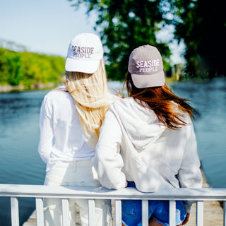 Seaside Dark Gray Adjustable Hat
