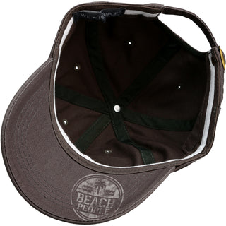 Beach Dark Gray Adjustable Hat