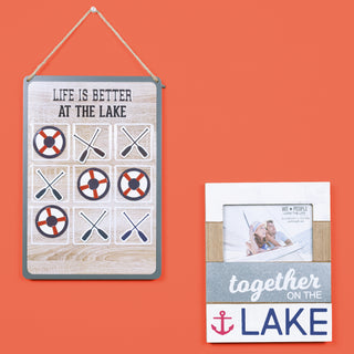 Lake 8.5" x 12.5" Magnetic Tic-Tac-Toe Board