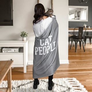 Cat People 50" x 60" Royal Plush Hooded Blanket