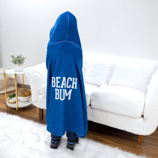 Beach Bum 40" x 30" Children's Hooded Blanket