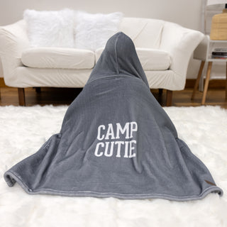 Camp Cutie 40" x 30" Children's Hooded Blanket