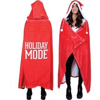 Holiday Mode 50" x 60" Royal Plush Hooded Blanket