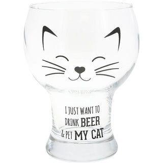 My Cat 15 oz Pilsner Glass