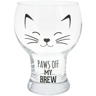 Paws Off - CAT 15 oz Pilsner Glass