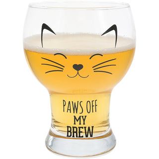 Paws Off - CAT 15 oz Pilsner Glass