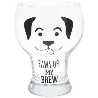 Paws Off - DOG 15 oz Pilsner Glass