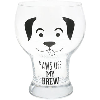 Paws Off DOG - 15 oz Pilsner Glass