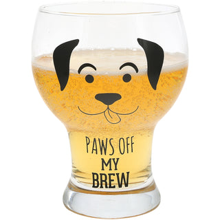 Paws Off - DOG 15 oz Pilsner Glass