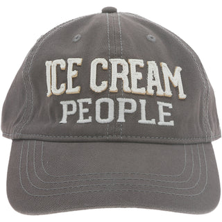 Ice Cream People Dark Gray Adjustable Hat