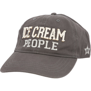 Ice Cream People Dark Gray Adjustable Hat