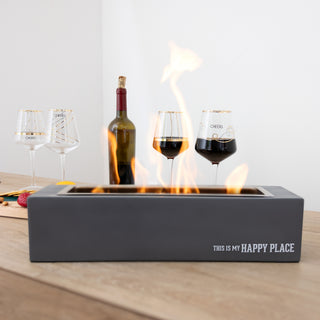 Happy Place 15.75" Tabletop Fire Pit