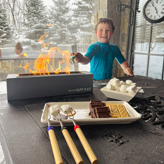Happy Place 15.75" Tabletop Fire Pit