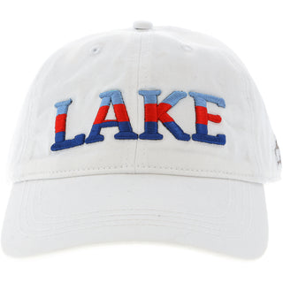 Lake White Adjustable Hat