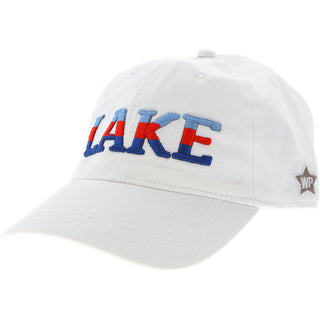 Lake White Adjustable Hat