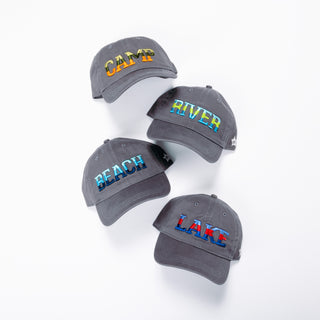 River Dark Gray Adjustable Hat