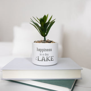 Lake Artificial Potted Plant