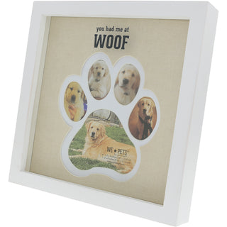 Woof 9" Pawprint Shadowbox Frame