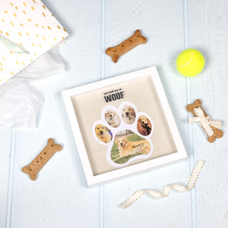 Woof 9" Pawprint Shadowbox Frame