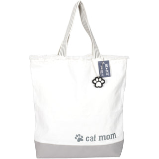 Cat Mom Canvas Tote Bag