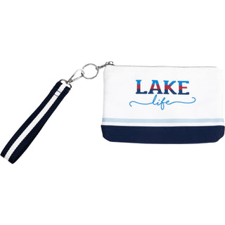 Lake Life 8" x 5" Canvas Wristlet