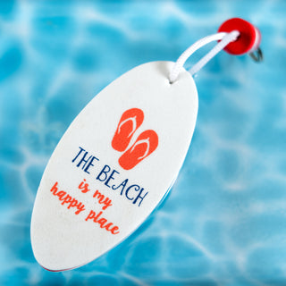 Beach Floating Key Chain