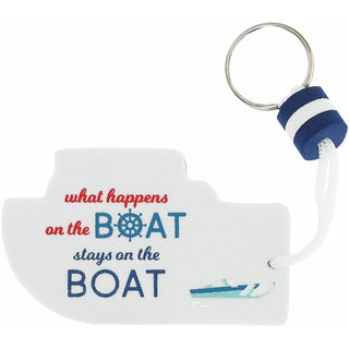 On The Boat Floating Key Chain