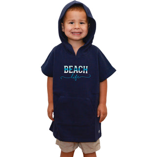 Beach Life Hooded French Terry Cover Up (1T-3T)