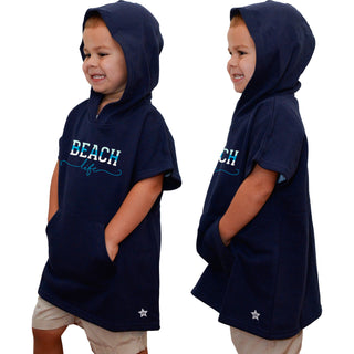 Beach Life Hooded French Terry Cover Up (1T-3T)