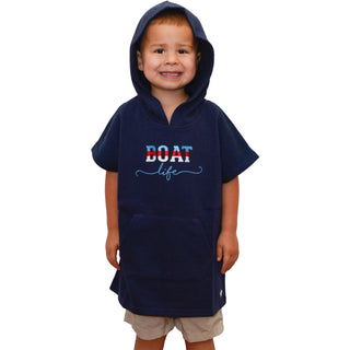 Boat Life Hooded French Terry Cover Up (1T-3T)